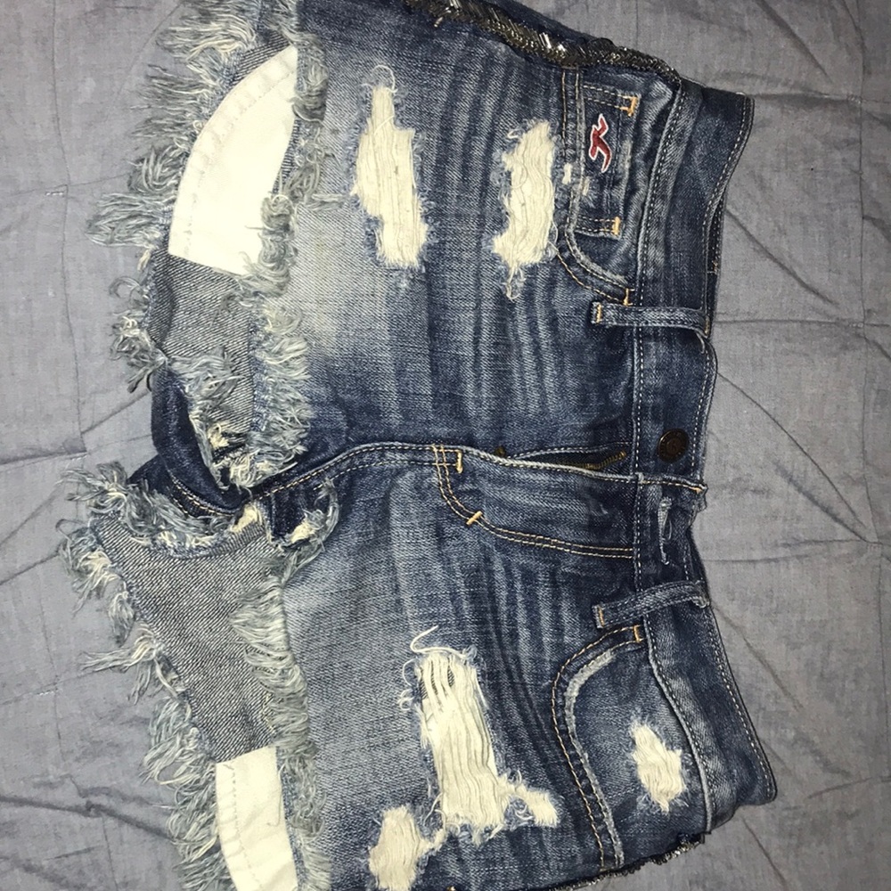 Hollister Blue Jean Shorts